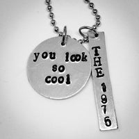 The 1975 Necklace - You Look So Cool / Necklace or Keychain